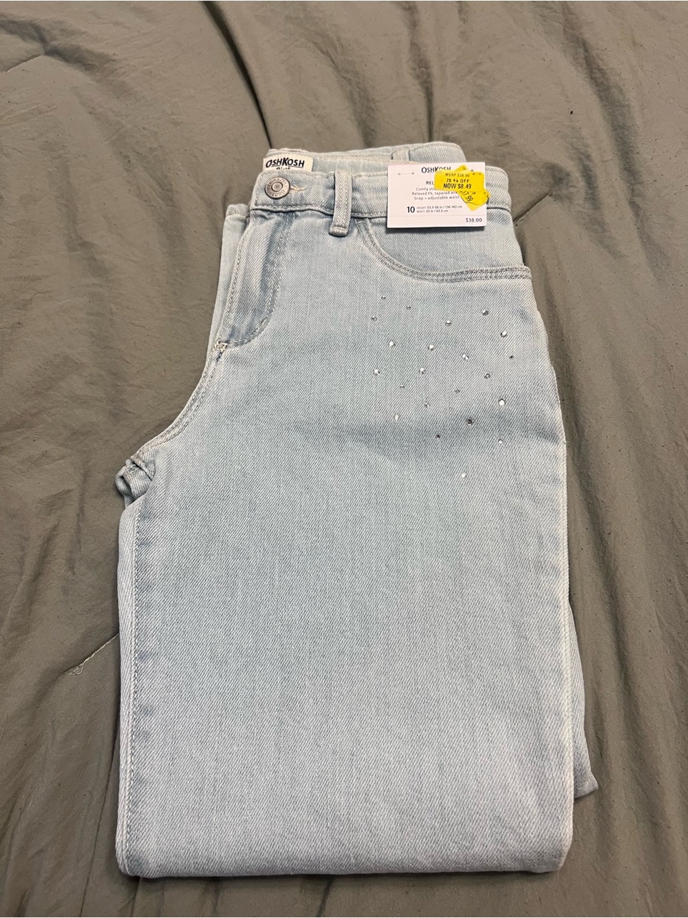 OshKosh Girls' Jeans with Rhinestone Detail